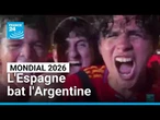 "Champions du monde" : l'Espagne bat l'Argentine 1-0 en finale • FRANCE 24