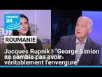 Jacques Rupnik : "George Simion ne semble pas avoir véritablement l'envergure" • FRANCE 24