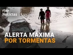 DANA: LLUVIAS TORRENCIALES e INUNDACIONES DEJAN CARRETERAS CORTADAS y VUELOS CANCELADOS | RTVE