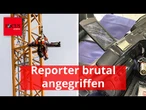 Reporter filmt Rettung - und wird vom Bauleiter brutal angegriffen und ausgeraubt