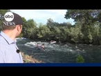Boat rescue plays out as reporter records story