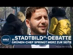 DEUTSCHLAND: Hammer im "Stadtbild"-Streit! Grünen-Chef Banaschak unterstützt Kanzler Merz