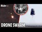 Dramatic moment Israel shoots down Houthi drones & missiles as sirens blare out