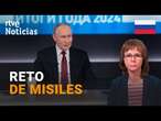 PUTIN: Reta a OCCIDENTE con un DUELO de MISILES y asegura que EXPULSARÁ a los UCRANIANOS de KURSK