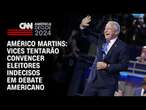 Américo Martins: Vices tentarão convencer eleitores indecisos em debate americano | CNN NOVO DIA