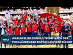 WM FINALE 2026: Kuriose Szene! Gianni Infantino führt Donald Trump vom Siegerpodest
