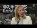 G7 Canada, Meloni: "Al summit riconoscimento della leadership italiana su immigrazione"