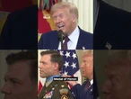 Trump jokes he wanted to award himself the Medal of Honor