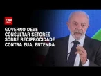 Tarifaço: Governo vai consultar setores sobre reciprocidade contra EUA | AGORA CNN