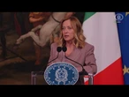 Meloni: "Macron? Prendo atto non si discuta più di invio truppe"