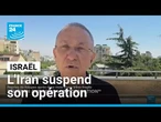 L'Iran suspend son opération contre Israël après une nuit de frappes • FRANCE 24