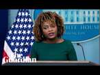 White House Press Secretary Karine Jean-Pierre holds briefing