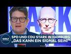 WAHL IN HAMBURG: SPD und CDU stark! Zeichen an Merz und Klingbeil für Sondierungen im Bund?