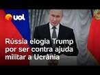 Após Trump ser contra uso de mísseis dos EUA contra a Rússia, Putin elogia presidente eleito