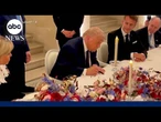 Trump signs memorandum with Iran while dining at Versailles: White House