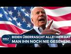 USA: „Völlig überraschend! “ Joe Biden überrascht die Presse - Hier hat man ihn noch nie gesehen!