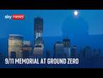 Watch live: 9/11 Ground Zero memorial in New York on 23rd anniversary of the September 11th attack