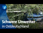 Feuerwehr rückt zu Hunderten Einsätzen wegen Unwetters aus