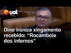 Flávio Dino lê xingamentos recebidos pela ouvidoria com ofensas e ameaças: 'Rocambole dos infernos'