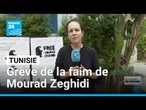 Tunisie : grêve de la faim du journaliste Mourad Zeghidi, en détention depuis deux ans