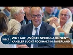CHAOS IM KANZLERAMT: Merz sucht Segen im Sauerland ‒ In Berlin tobt der Machtkampf in der CDU