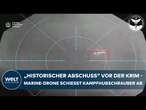 UKRAINE-KRIEG: Marine-Drohne soll vor der Krim russischen Kampfhubschrauber abgeschossen haben