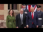 TRUMP ricevuto da STARMER ai Chequers: il suono delle cornamuse saluta l'arrivo del tycoon