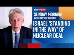 Israel 'standing in the way' of US nuclear deal with Iran, says former foreign secretary