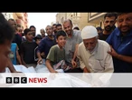 Children fetching water killed in Israeli strike in Gaza, medics say | BBC News