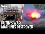 Ukraine OBLITERATES Russian armoured vehicles assault in Donetsk