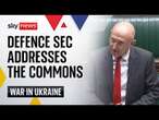 Watch Parliament live: Defence Secretary John Healey makes a statement in the Commons on Ukraine