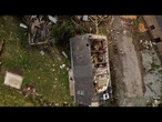 Des maisons détruites par une tornade rare dans le Morbihan en Bretagne