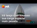 Irã lança com sucesso sua carga espacial mais pesada