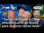 Tarifas de Trump a China aumentam cacife do Brasil para negociar terras raras com EUA | Sakamoto