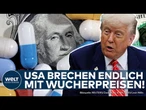 TRUMP GEGEN BIG PHARMA: Kommt jetzt das Ende der Wucherpreise für Medikamente in den USA?