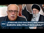 NAHOST: Waffenstillstand zwischen Iran und Israel! "Das zeigt, wie wenig Europa weltpolitisch zählt"