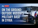 Sky News reports from one of Russia's military bases in Syria