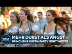 GAUDI GEHT WEITER: Nach Bomben-Schock auf der Wiesn – Auf dem Oktoberfest fließt wieder das Bier