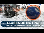 DEUTSCHLAND: Unwetter hinterlassen Verwüstung in Bayern – 3000 Notrufe nach Sturm und Starkregen!