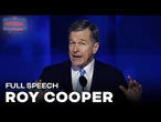 Harris is ‘one hell of a fighter,’ Roy Cooper says during full DNC speech