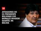 Apoiadores do ex-presidente boliviano Evo Morales | BASTIDORES CNN