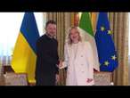 Meloni incontra Zelensky a Londra in occasione del Leaders' meeting on Ukraine