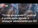 PM é filmado agredindo adolescente que trabalhava em loja: ‘Você tem que morrer’; veja vídeo
