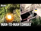 Ukrainian soldiers DECIMATE Russian troops at point-blank range in frontline battle