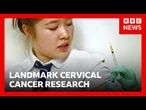 Young women now have 'close to zero' risk of cervical cancer death after HPV jab | BBC News