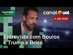 Trump ameaça Brics com tarifas; Guilherme Boulos fala de IOF no STF e protesto no Itaú da Faria Lima
