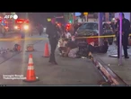 Los Angeles, auto sulla folla: le immagini di pochi istanti dopo