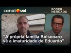 Família Bolsonaro reconhece imaturidade de Eduardo em postagens sobre tarifaço | Graciliano Rocha