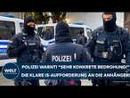 DEUTSCHLAND: Polizei warnt! 