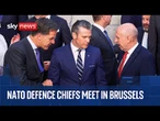 Hegseth, Healey and Rutte join NATO defence ministers for meeting in Brussels